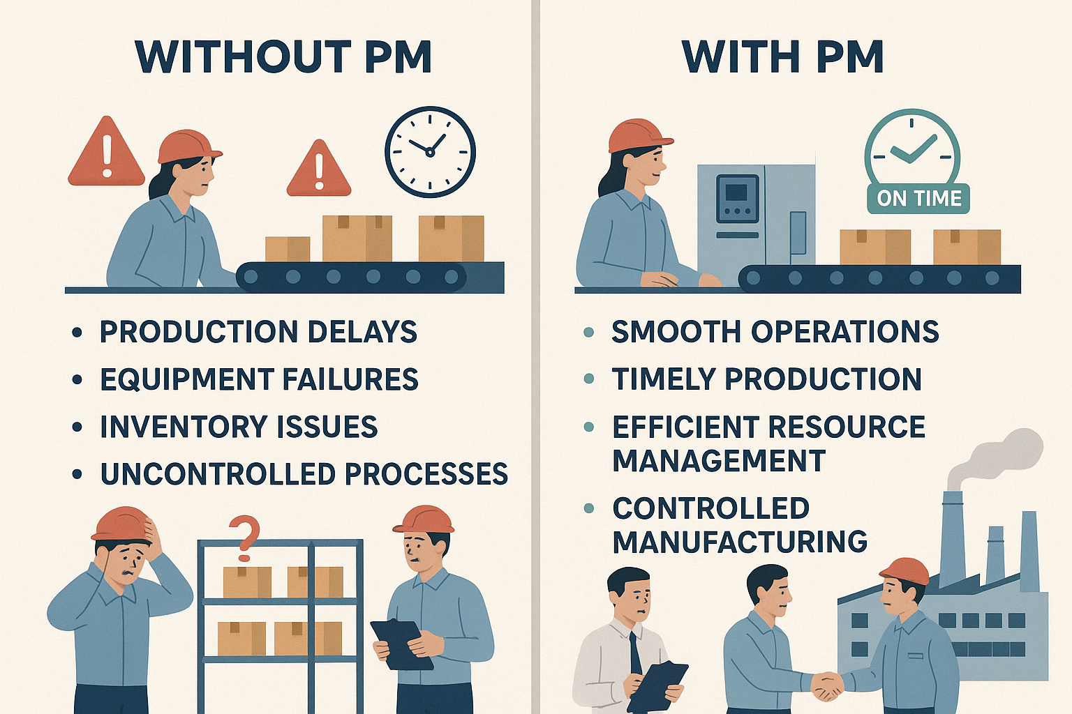 Production Monitoring Benefits Comparison