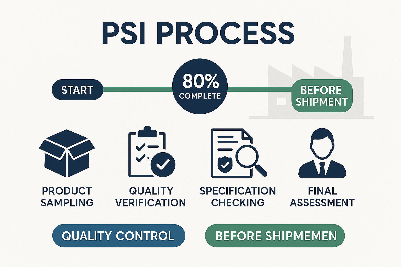 PSI Process Timeline Infographic