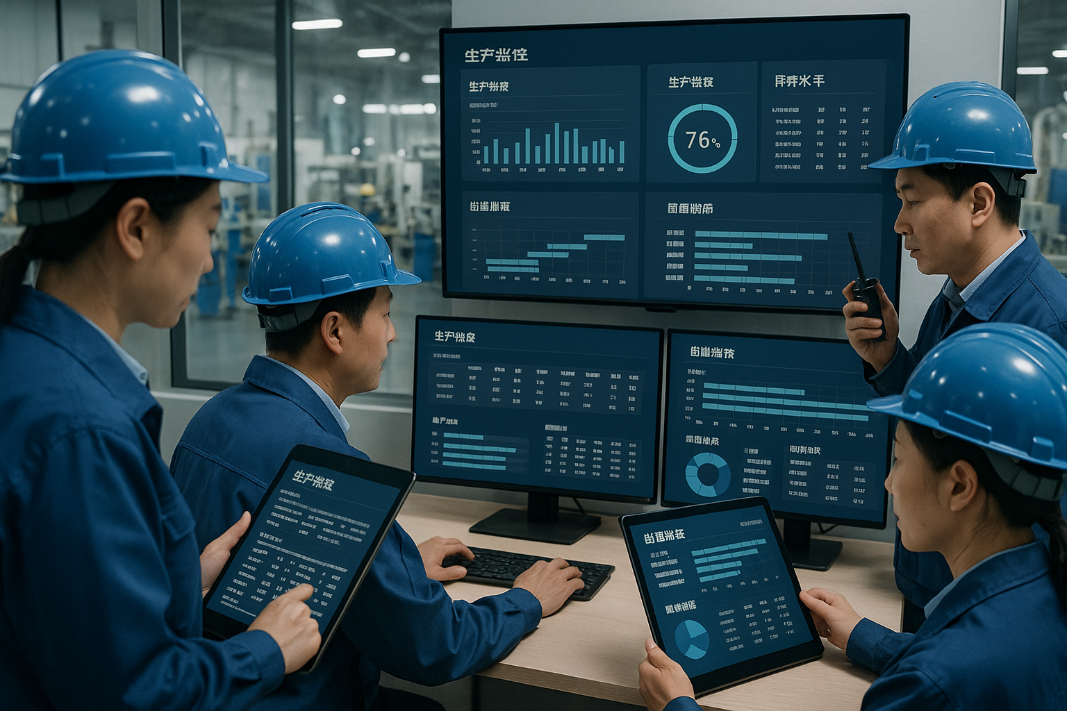 Chinese Production Monitoring Digital Systems